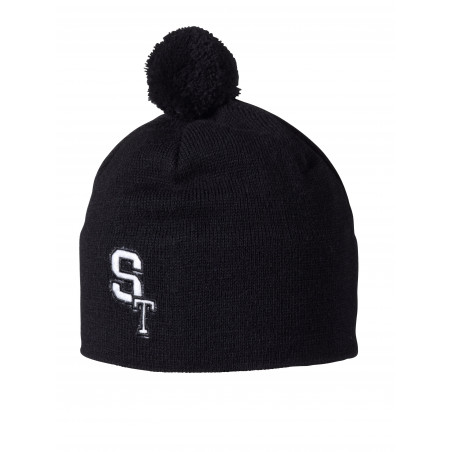 STONEHAM KNITTED SKI HAT UNISEX BLACK Medium STONEHAM KNITTED SKI HAT UNISEX BLACK Medium