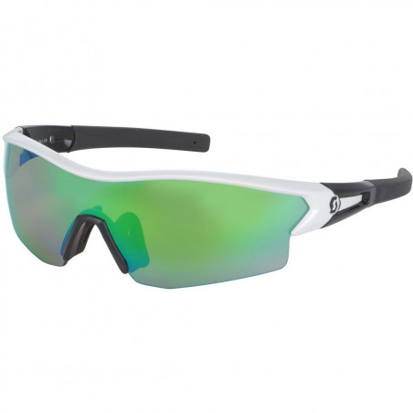 Scott Sunglasses Leap White Glossy/Black Green Chrome Scott Sunglasses Leap White Glossy/Black Green Chrome
