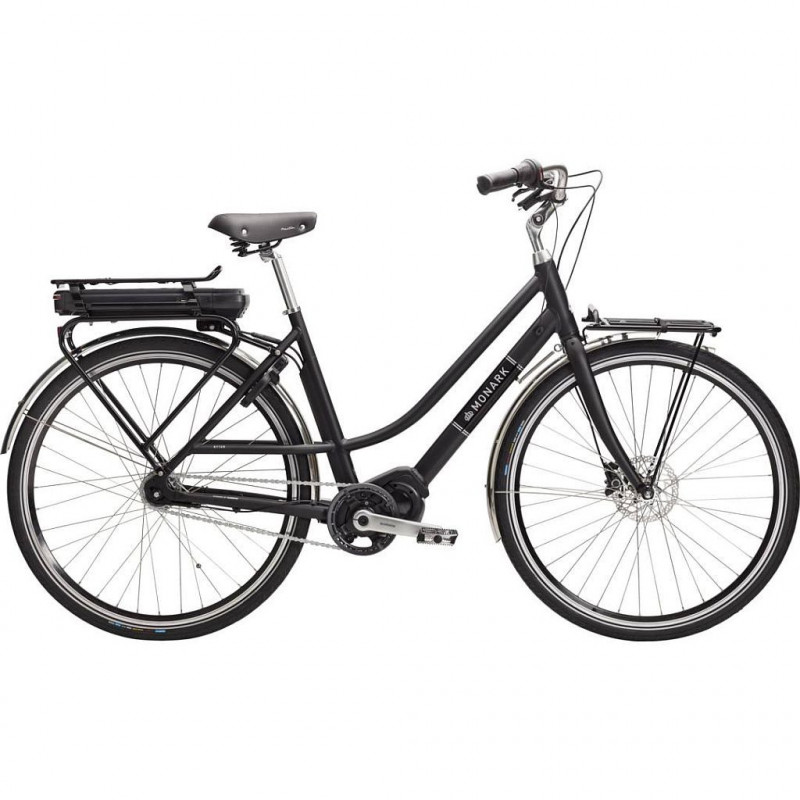 Monark Nytan Shimano E5000, 7-vxl, 55 cm, Svart 2019 Monark Nytan Shimano E5000, 7-vxl, 55 cm, Svart 2019