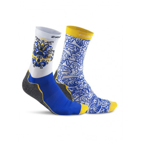 Craft Falun 2-pack Socks Sweden Blue Craft Falun 2-pack Socks Sweden Blue